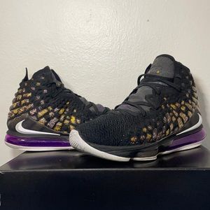 Nike LeBron 17 Lakers Purple Yellow